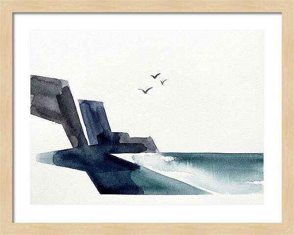 Rocky Coastline Serenity