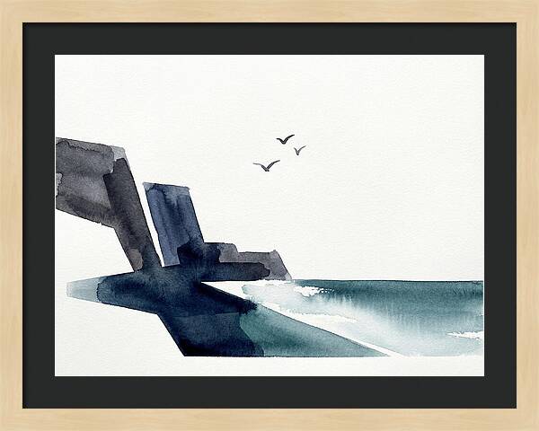 Rocky Coastline Serenity