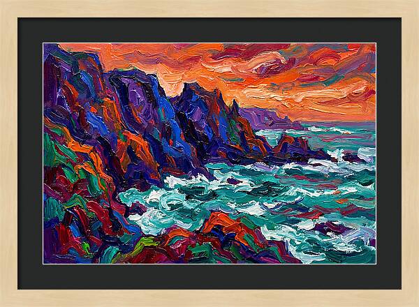 Rocky Coastline Sunset