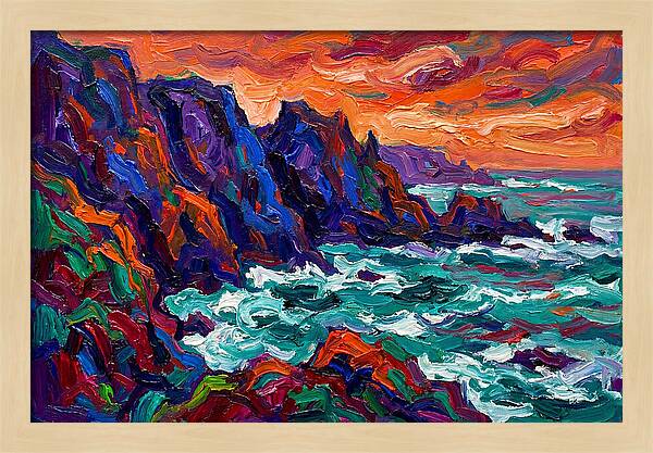 Rocky Coastline Sunset