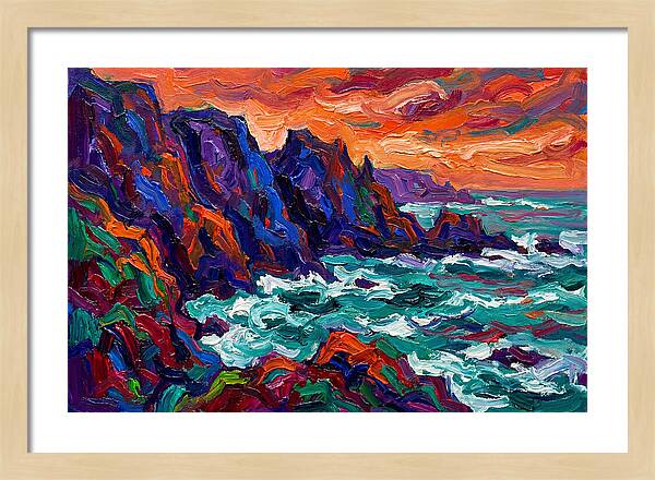 Rocky Coastline Sunset