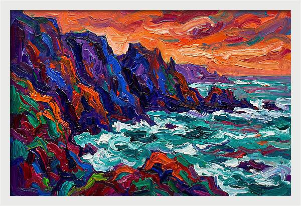Rocky Coastline Sunset