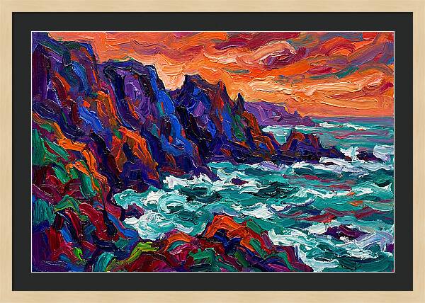 Rocky Coastline Sunset