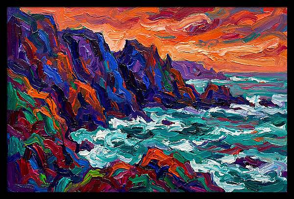 Rocky Coastline Sunset