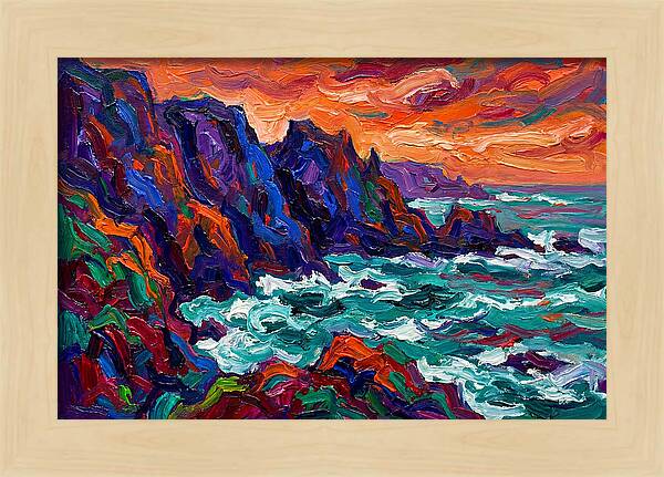 Rocky Coastline Sunset
