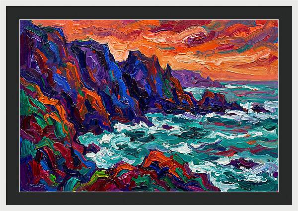 Rocky Coastline Sunset