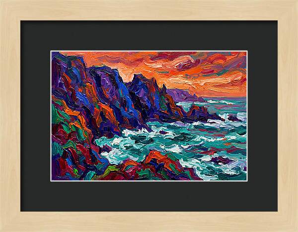 Rocky Coastline Sunset