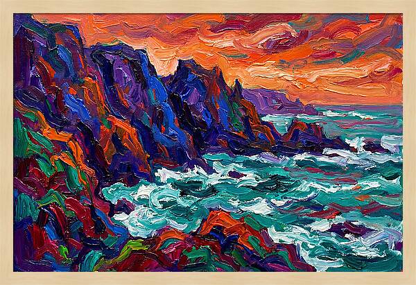 Rocky Coastline Sunset