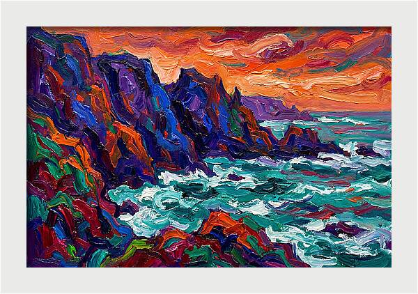Rocky Coastline Sunset