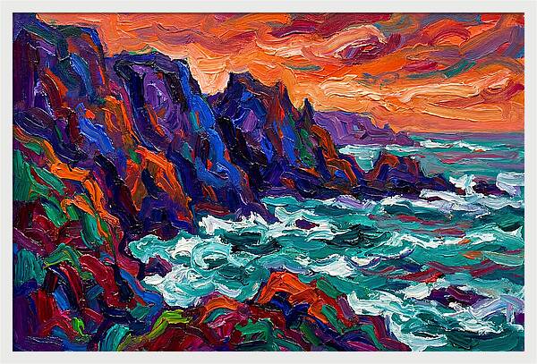 Rocky Coastline Sunset
