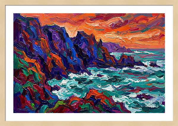 Rocky Coastline Sunset