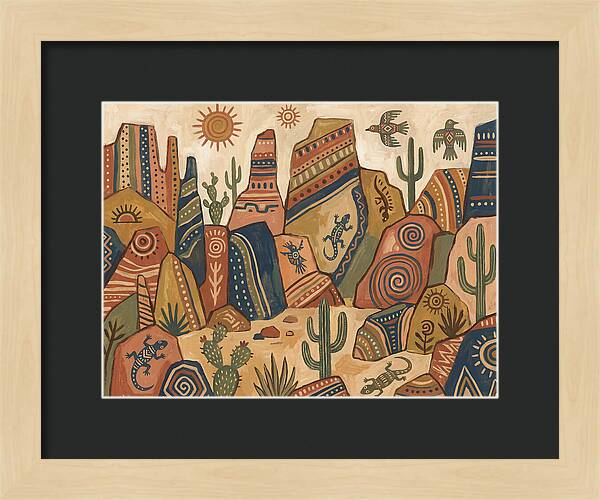 Rocky Desert Folk Art