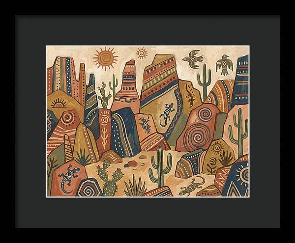 Rocky Desert Folk Art