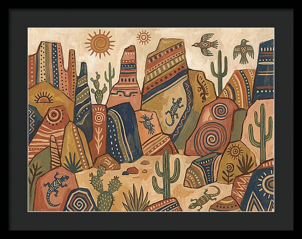 Rocky Desert Folk Art
