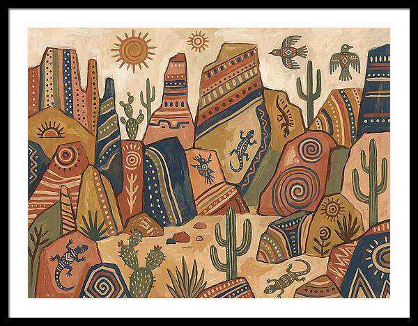 Rocky Desert Folk Art