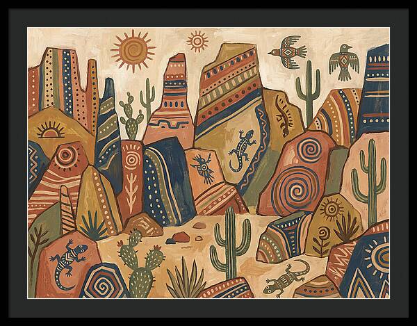 Rocky Desert Folk Art