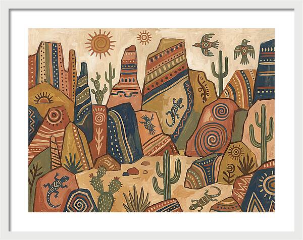 Rocky Desert Folk Art