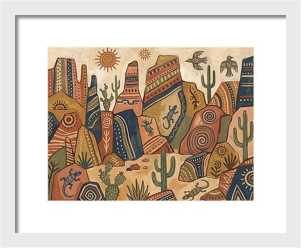 Rocky Desert Folk Art