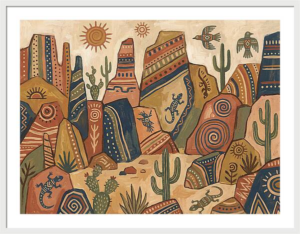Rocky Desert Folk Art