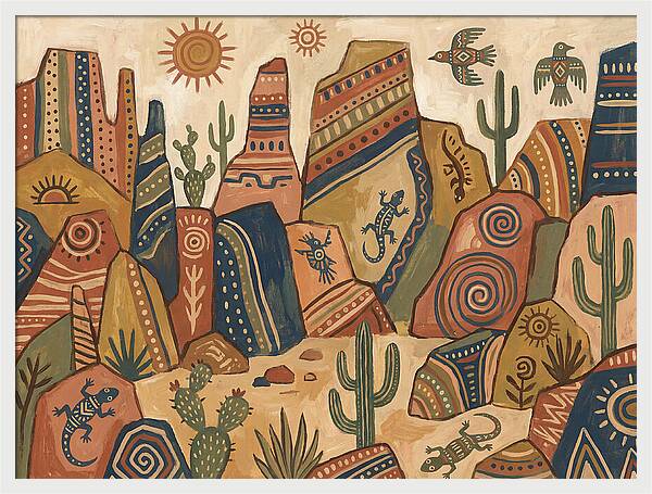 Rocky Desert Folk Art
