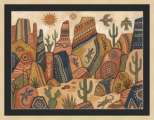Rocky Desert Folk Art