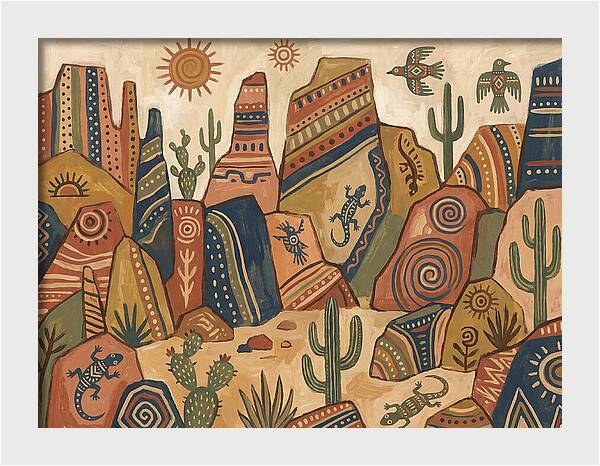 Rocky Desert Folk Art