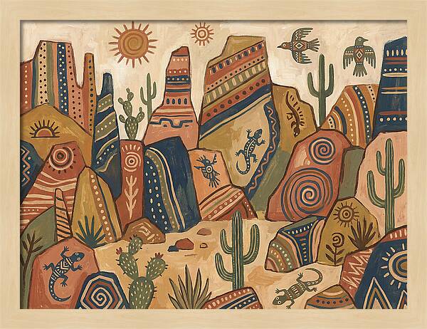 Rocky Desert Folk Art
