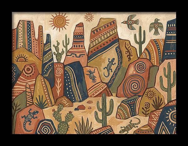 Rocky Desert Folk Art