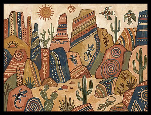 Rocky Desert Folk Art