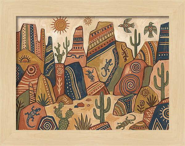 Rocky Desert Folk Art