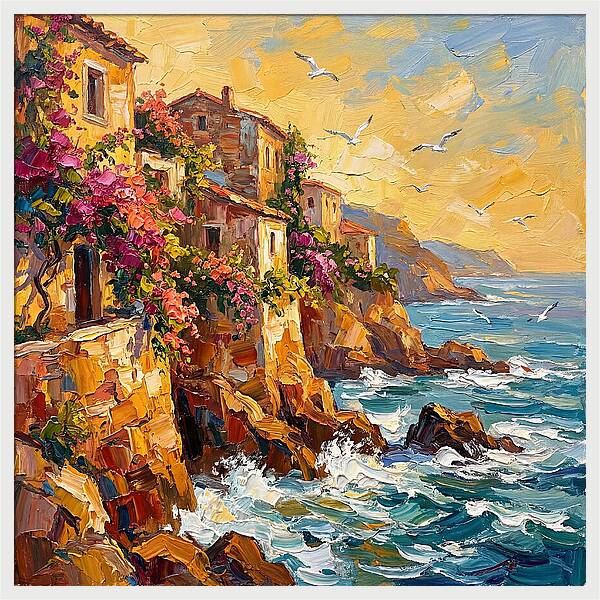Rocky Mediterranean Coastline