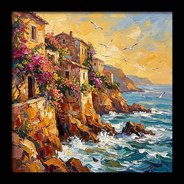 Rocky Mediterranean Coastline