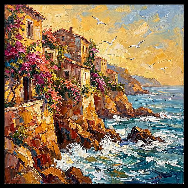 Rocky Mediterranean Coastline