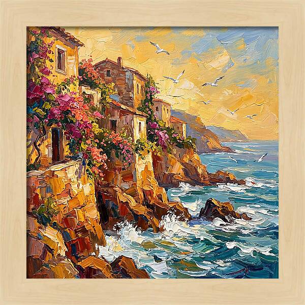 Rocky Mediterranean Coastline