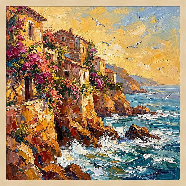 Rocky Mediterranean Coastline