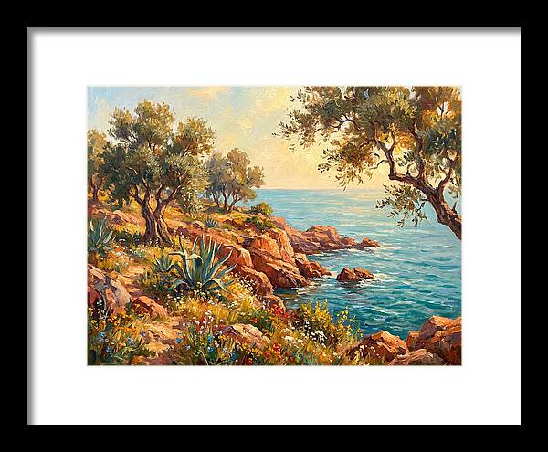 Rocky Mediterranean Shoreline