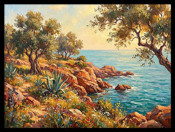 Rocky Mediterranean Shoreline