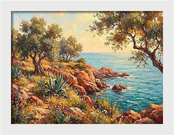 Rocky Mediterranean Shoreline