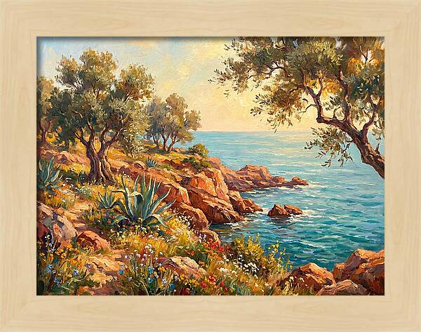 Rocky Mediterranean Shoreline