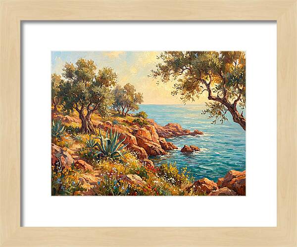 Rocky Mediterranean Shoreline