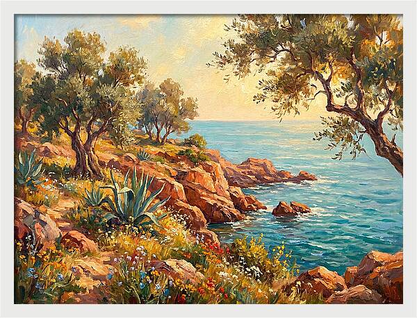 Rocky Mediterranean Shoreline