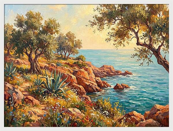 Rocky Mediterranean Shoreline