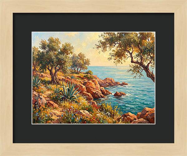 Rocky Mediterranean Shoreline