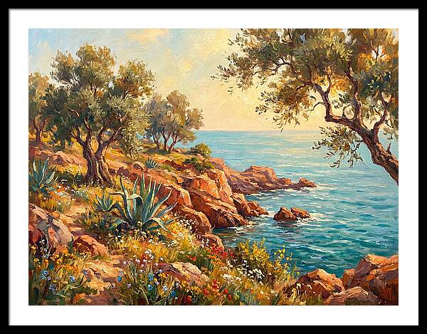 Rocky Mediterranean Shoreline
