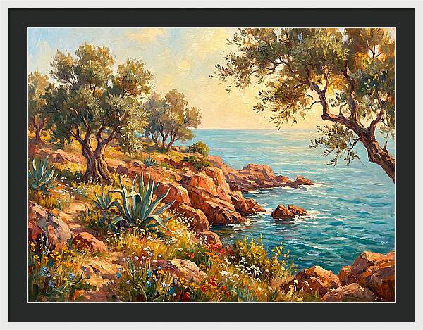 Rocky Mediterranean Shoreline