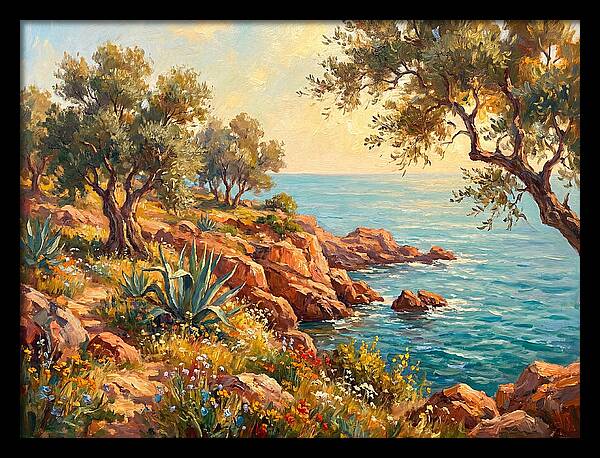 Rocky Mediterranean Shoreline