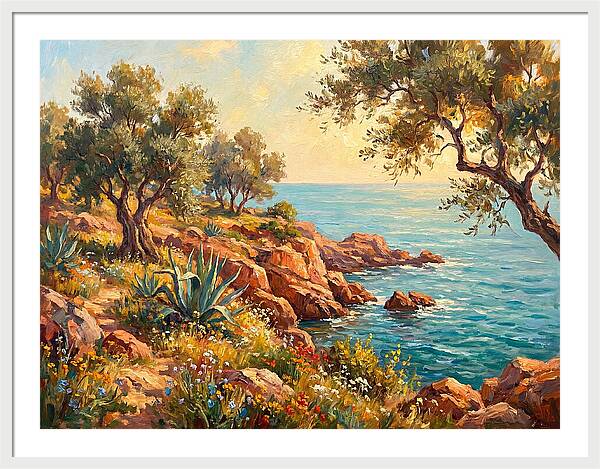 Rocky Mediterranean Shoreline