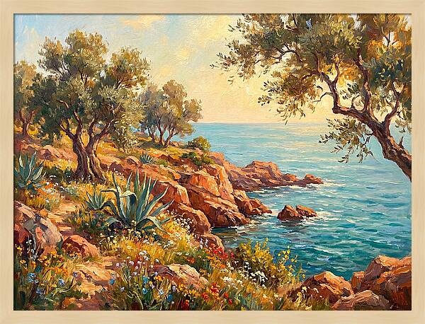 Rocky Mediterranean Shoreline