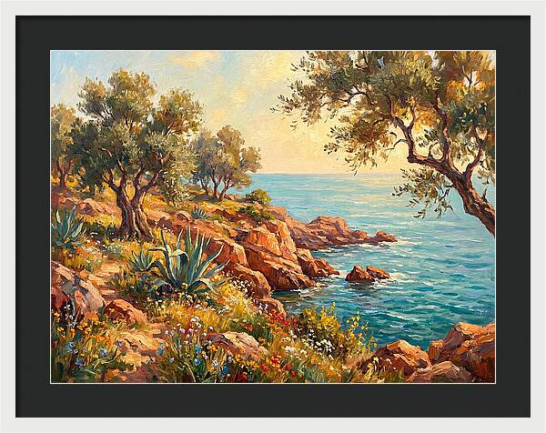 Rocky Mediterranean Shoreline