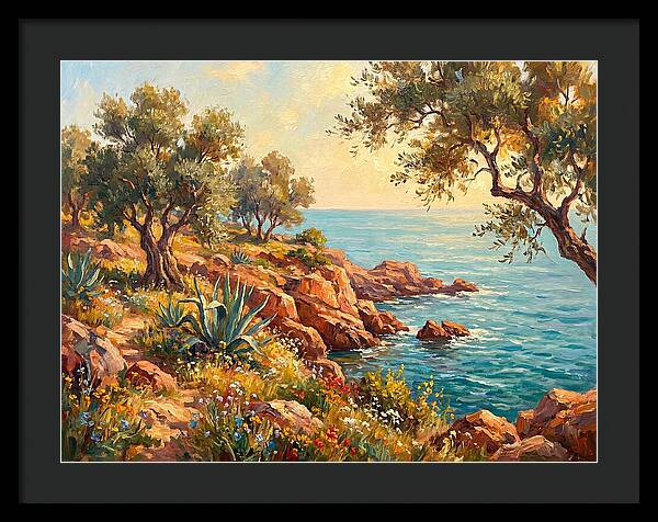 Rocky Mediterranean Shoreline
